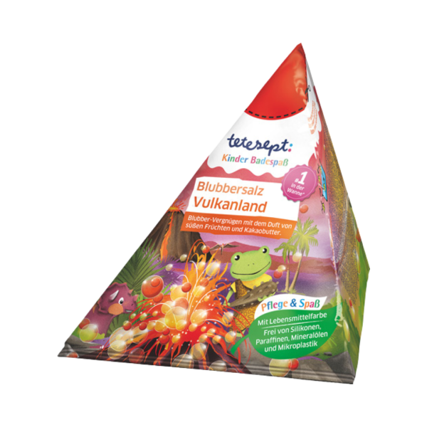 tetesept Kinder Badespaß Blubbersalz Vulkanland, 50 Gramm